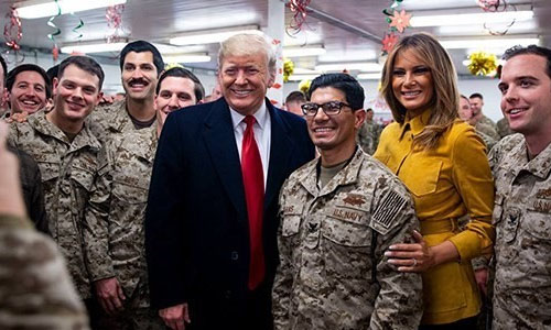 Diputados iraquíes protestan por la visita de Trump